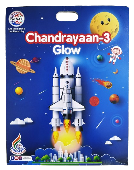CHANDRAYAAN 3 GLOW STICKER
