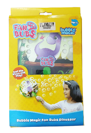 DINOSOUR FAN BUBBLE
