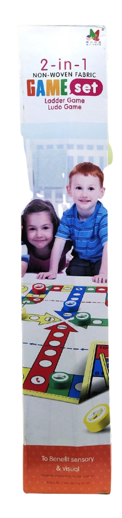 2IN1 LUDO AND LADDER GAME MAT 