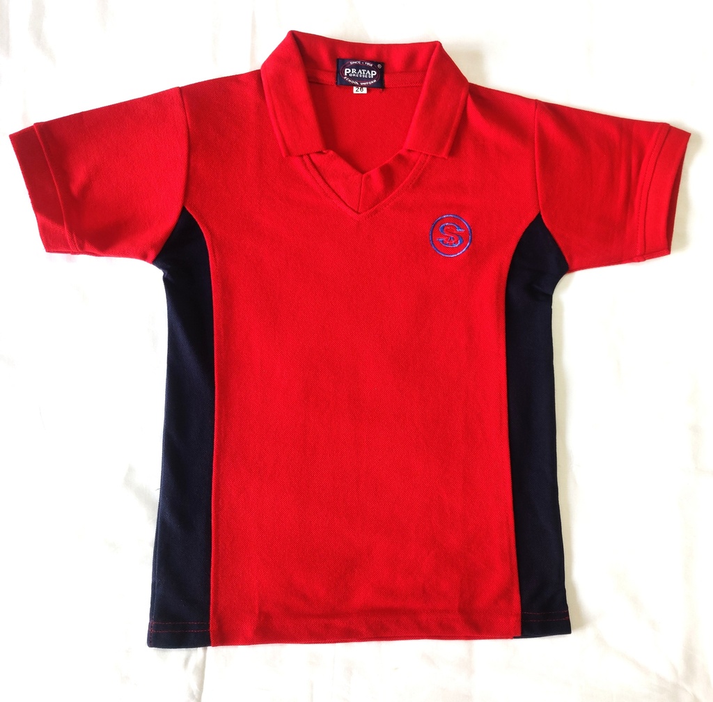 Sri Sri Academy House T Shirt (Red, 24)